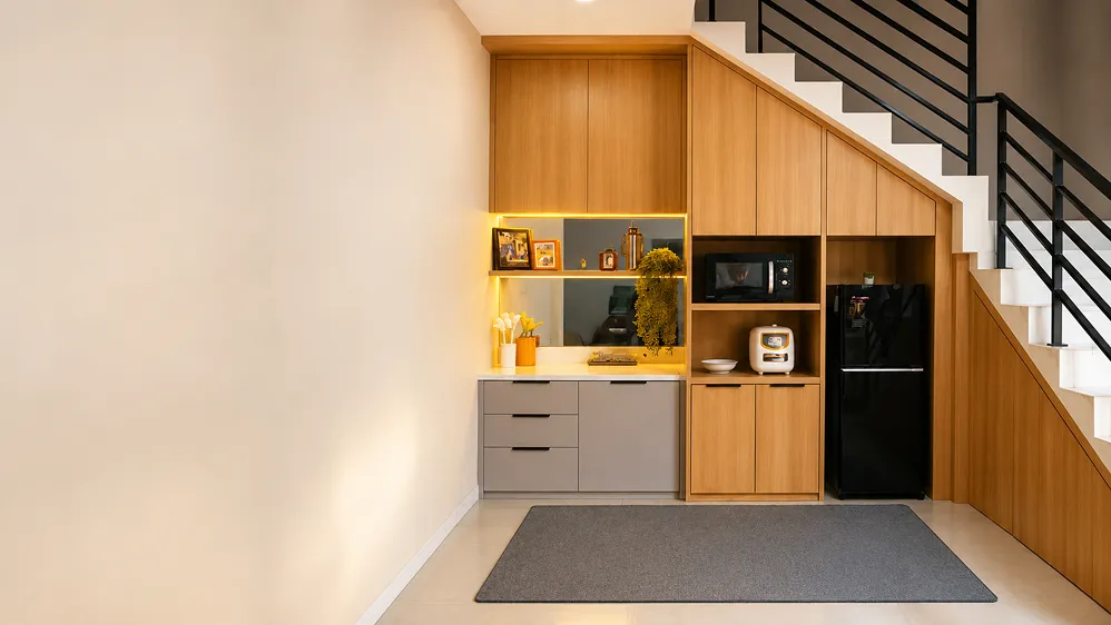 Proyek interior ruang tamu